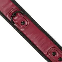 Fetish submissive dark room - collar con cadena con forro de neopreno