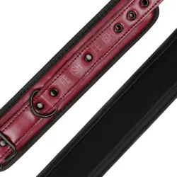 Fetish submissive dark room - esposas tobillos cuero vegano con forro de neopreno