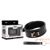 Begme black edition collar cuero vegano color negro - 2