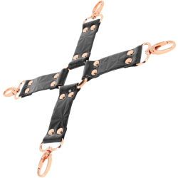 Begme - black edition hog tie cuero vegano