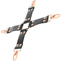 Begme - black edition hog tie cuero vegano