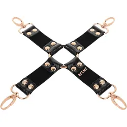 Begme - black edition hog tie cuero vegano