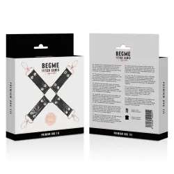 Begme - black edition hog tie cuero vegano