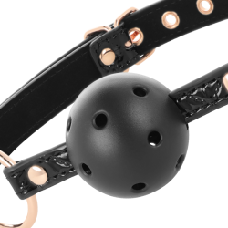 Begme - black edition mordaza cuero vegano