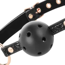 Begme - black edition mordaza cuero vegano