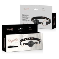 Coquette chic desire - fantasy mordaza transpirable cuero vegano