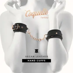 Coquette chic desire - fantasy esposas para manos cuero vegano con forro de neopreno