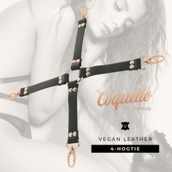 Coquette chic desire - fantasy hog tie cuero vegano