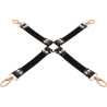 Coquette fantasy hog tie cuero vegano - 5