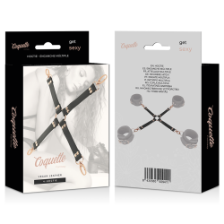 Coquette chic desire - fantasy hog tie cuero vegano
