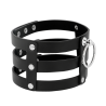 Coquette choker cuero vegano estilo fetish - 3