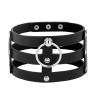 Coquette choker cuero vegano estilo fetish - 4