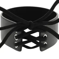 Coquette chic desire - choker cuero vegano