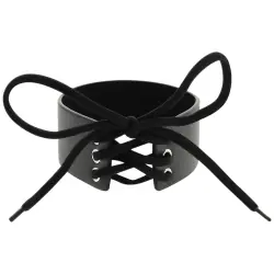 Coquette chic desire - choker cuero vegano