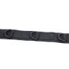 Hogtie Ohmama Fetish de collar y esposas, detalle de las anillas en D