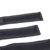 Hogtie Ohmama Fetish de collar y esposas, detalle del velcro de las tiras