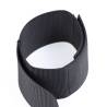 Ataduras Ohmama Fetish de collar y muñecas, detalle de la banda con velcro