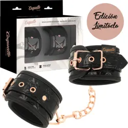 Coquette chic desire - black edition esposas para manos con forro de neopreno