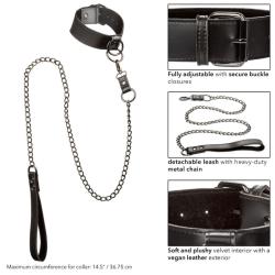 Calexotics - euphoria collar con correa de cadena