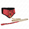 Kink - collar con correa de encaje 75 cm modelo scandal 44 x 10 cm - 6