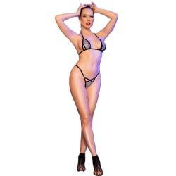 Chilirose - cr 4659 bikini plateado s/m