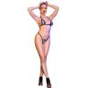 Chilirose - cr 4659 bikini plateado s/m - 4