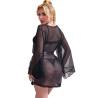 Subblime - bata tela transparente detalle encaje negro - 19