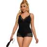 Subblime - teddy detalle encaje floral negro l/xl - 8