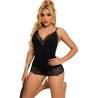 Subblime - teddy detalle encaje floral negro l/xl - 9