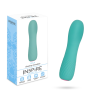 Vibrador Inspire Essential Leila turquesa junto a su caja