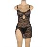Subblime - 954185 babydoll de encaje con tirantes ajustables negro s/m - 5