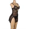 Subblime - 954185 babydoll de encaje con tirantes ajustables negro s/m - 6
