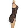 Subblime - 954185 babydoll de encaje con tirantes ajustables negro s/m - 7