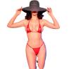 Chilirose - cr 4840 micro bikini rojo s/m - 2