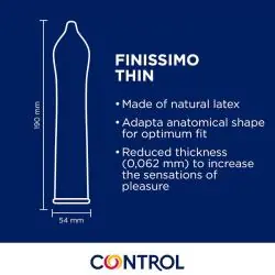 Control - preservativos finissimo senso 144 unidades