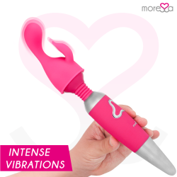Moressa - odilon wand potente motor mas dos cabezales premium silicone recargable