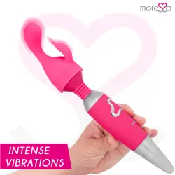 Moressa - odilon wand potente motor mas dos cabezales premium silicone recargable