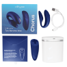 Contenido de la caja de We-Vibe Chorus Cosmic azul