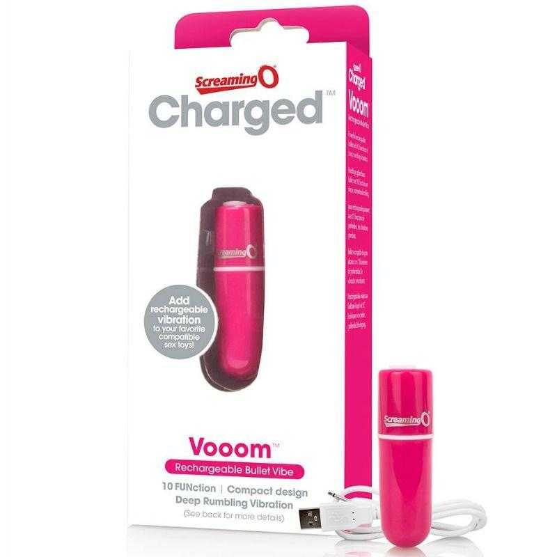 Screaming o bala vibradora recargable vooom rosa Screaming o bala vibradora recargable vooom rosa