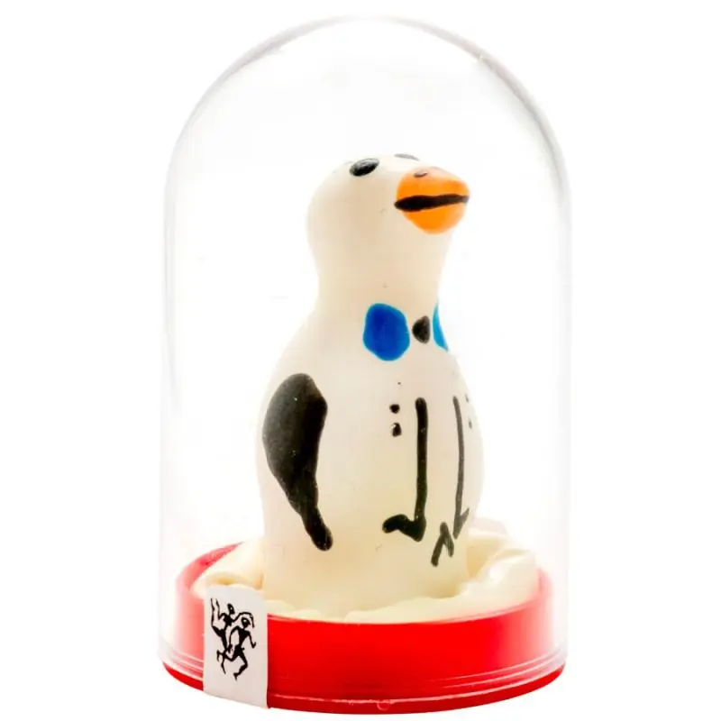 Condomerie - preservativo decorativo pintado a mano pingüino