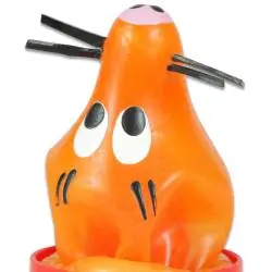 Condomerie - preservativo decorativo pintado a mano zorro pegado