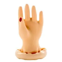 Condomerie - preservativo decorativo pintado a mano palma de la mano modelo 1