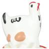 Condomerie - preservativo decorativo pintado a mano pollo blanco - 1