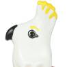 Condomerie - preservativo decorativo pintado a mano loro blanco - 3