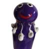 Condomerie - preservativo decorativo morado pintado a mano pulpo - 1