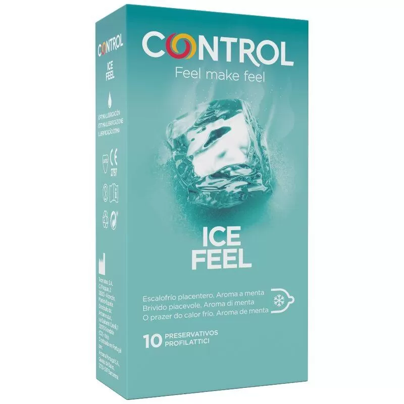 Control ice feel preservativos efecto frio 10 unidades Control ice feel preservativos efecto frio 10 unidades