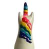 Condomerie - preservativo decorativo arcoíris unicornio pintado a mano - 2
