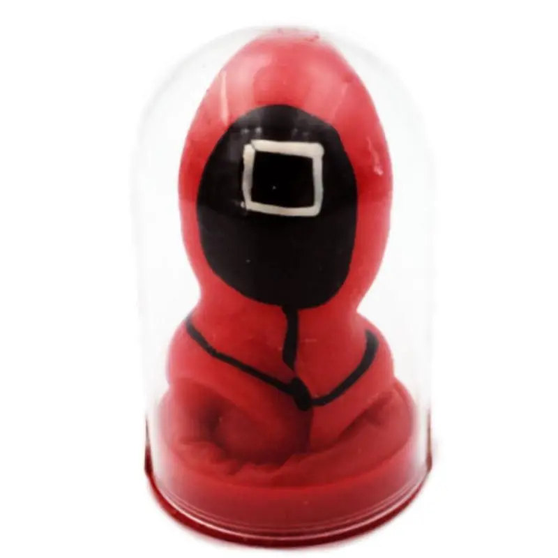 Condomerie - preservativo decorativo pintado a mano cuadrado