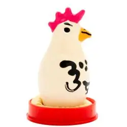 Condomerie - preservativo decorativo pintado a mano gallo engreído