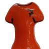 Condomerie - preservativo decorativo camisa naranja pintado a mano - 1